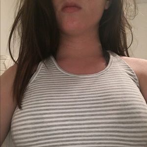 Striped Abercrombie tank